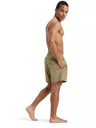 QUIKSILVER | Bañador de hombre Surfsilk Solid 16" | olive